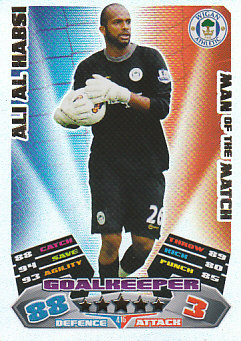 Ali Al Habsi Wigan Athletic 2011/12 Topps Match Attax Man of the Match #415